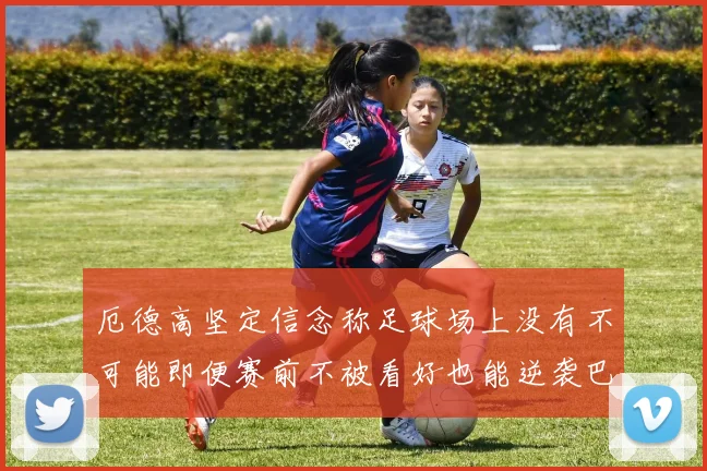 厄德高坚定信念称足球场上没有不可能即便赛前不被看好也能逆袭巴西